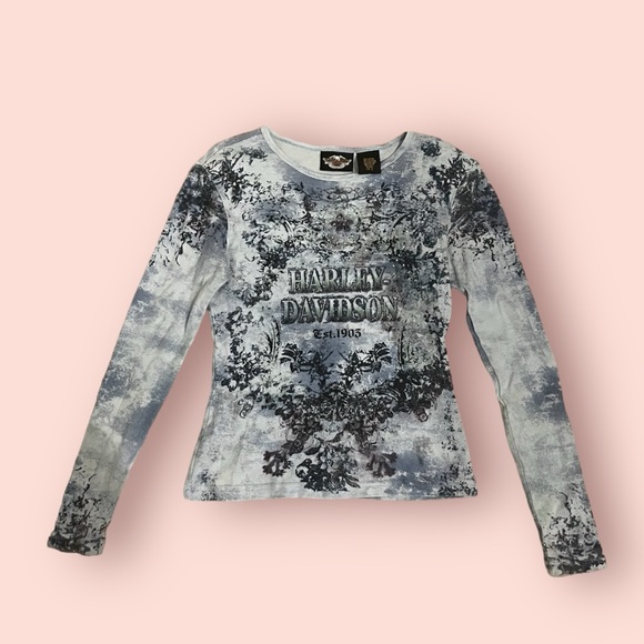 harley davidson long sleeve tshirt - Picture 1 of 5